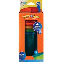 Take & Toss 10oz. Spill Proof Sippy Cup 4 pack