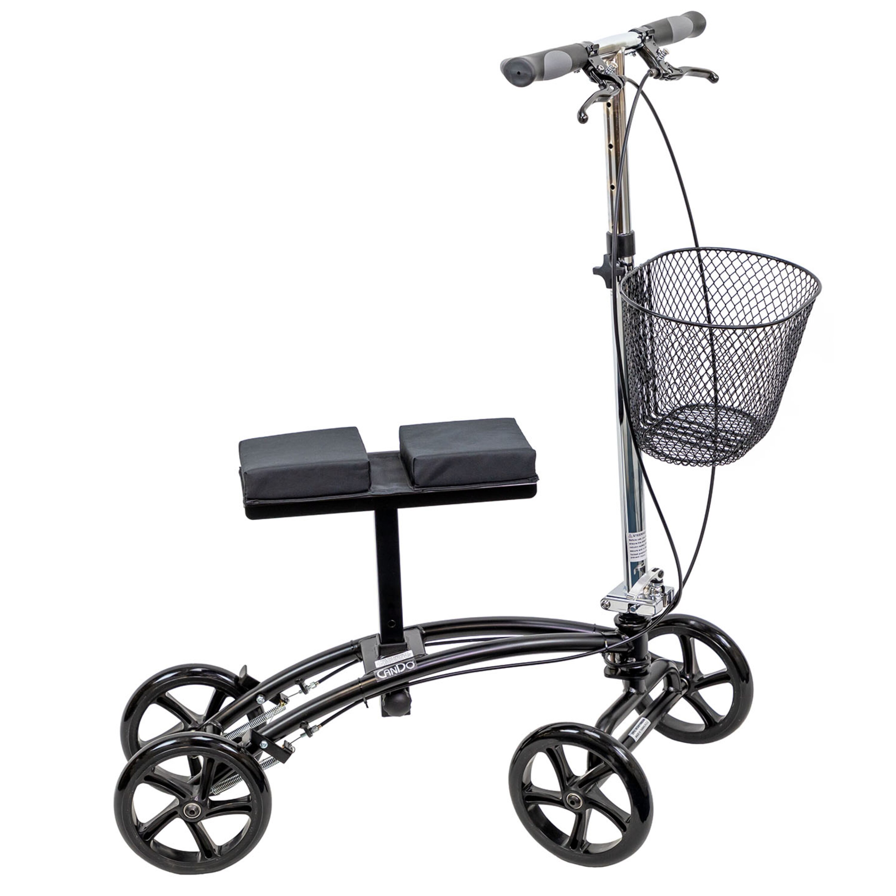 Fabrication Enterprises CanDo Knee Walker Scooter, Black , CVS