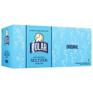 Polar Seltzer Original Sparkling Water, 8 Ct, 12 Fl Oz - 12 Oz , CVS