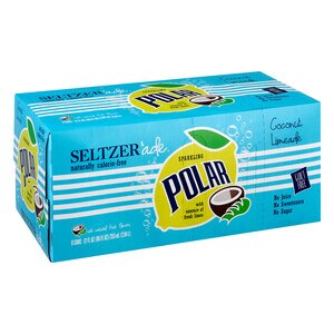 Polar Seltzer'ade Coconut Limeade, 12 Oz Cans, 8 Pack , CVS