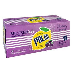 Polar Seltzer'ade Blueberry Lemonade, 12 Oz Cans, 8 Pack , CVS