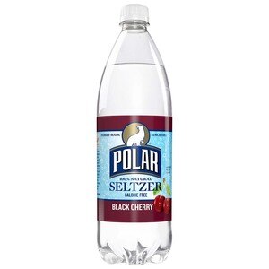 Polar Seltzer Black Cherry Sparkling Water, 1L Bottle - 33.8 Oz , CVS