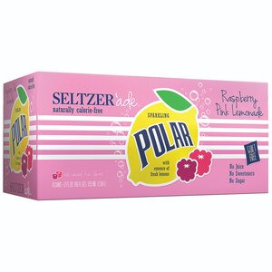 Polar Raspberry Pink Lemonade Seltzer'ade, 12 Oz Cans, 8 Pack , CVS