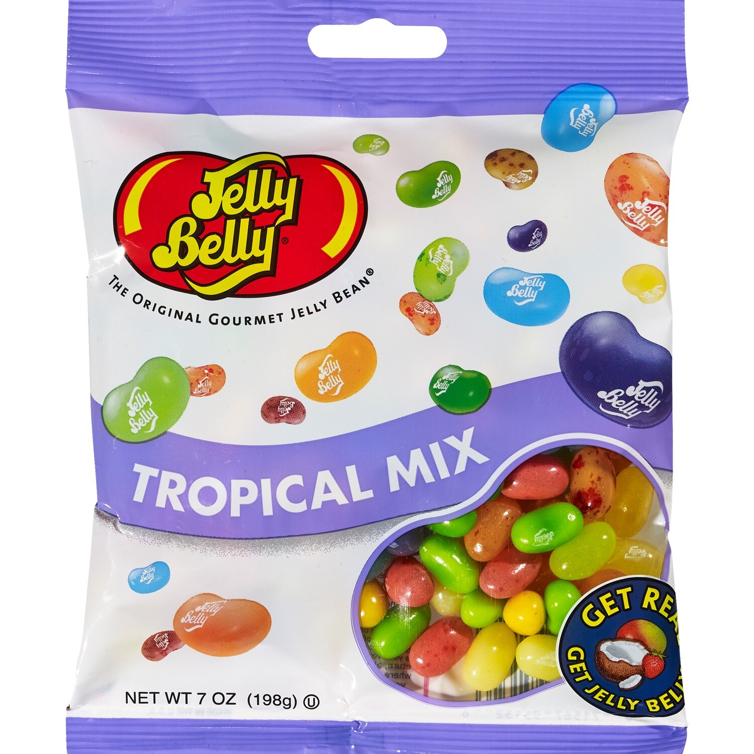 Jelly Belly - Caramelos masticables gourmet, Tropical Mix