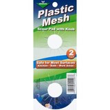 Eagle, 2 Pack Plastic Mesh Scour Pad With Knob, thumbnail image 3 of 3