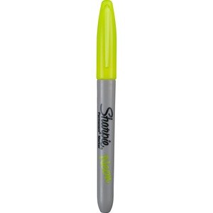 Sharpie Neon Permanent Marker, Fine Tip, Neon Yellow (1860445)