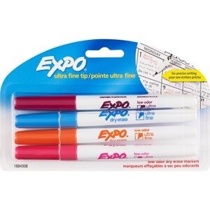 Expo Ultra Fine Tip Dry Erase Markers, 4 Ct , CVS
