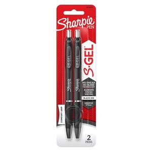 Sharpie S-Gel Pen Medium Tip, Black, 2 Ct , CVS