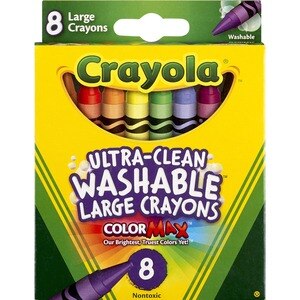 Crayola Washable Crayons Large, 8 Ct , CVS