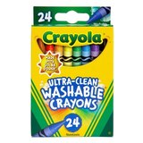 Crayola Ultra Clean Crayons, 24 CT, thumbnail image 1 of 3