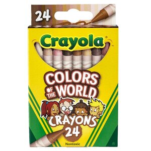 Crayola Colors Of The World Crayons, 24 Ct , CVS
