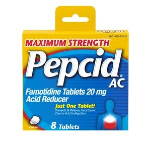 Pepcid AC Maximum Strength For Heartburn Prevention & Relief, 8 Ct , CVS