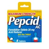 Pepcid AC Maximum Strength for Heartburn Prevention & Relief Tablets, thumbnail image 1 of 9