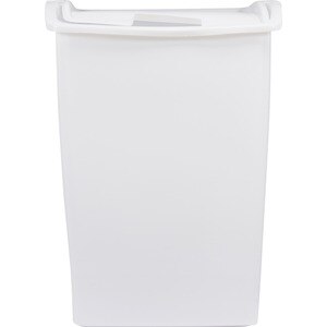 Rubbermaid Dual Action Wastbasket, White , CVS