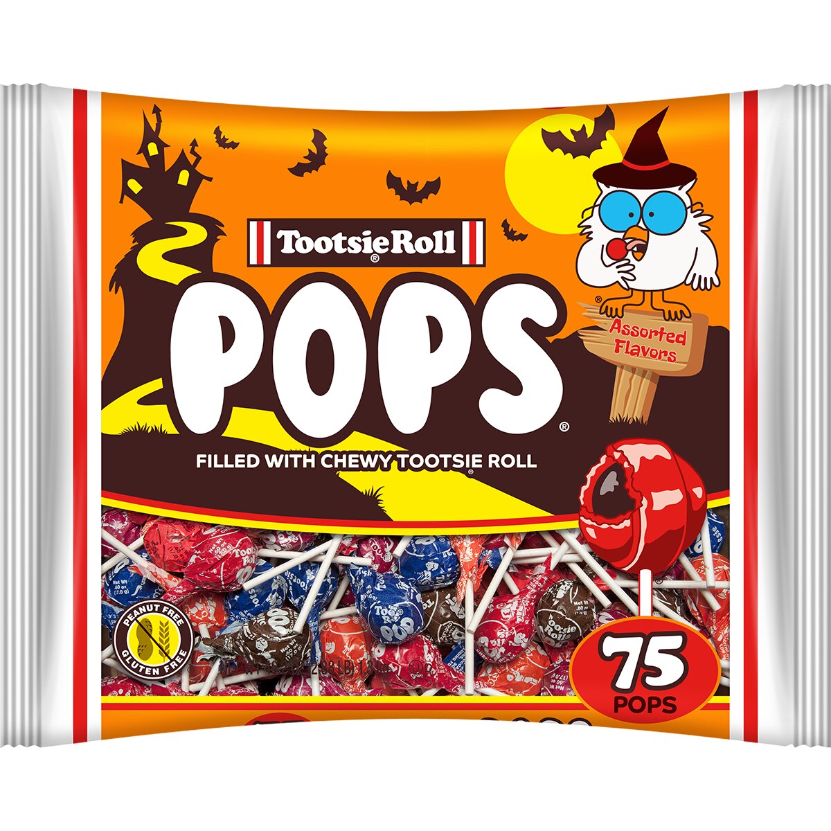 Halloween Tootsie Pops Variety Pack, 46.2 OZ
