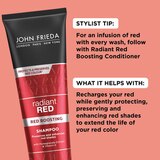 JOHN FRIEDA Radiant Red Colour Boosting Shampoo, 8.3 OZ, thumbnail image 5 of 9