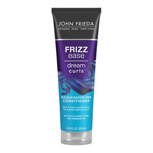 JOHN FRIEDA Frizz Ease Dream Curls Sulfate-Free Conditioner, For Curly Hair, 8.45 OZ
