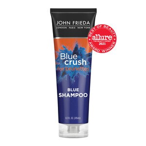 JOHN FRIEDA Blue Crush for Brunettes Blue Shampoo, 8.3 OZ