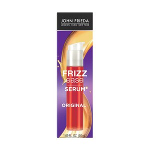 John Frieda Frizz Ease Anti-Frizz Heat Protecting Hair Serum with Silk Protein, 1.69 OZ