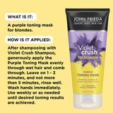 John Frieda Violet Crush Purple Toning Mask, 8.3 OZ, thumbnail image 4 of 9