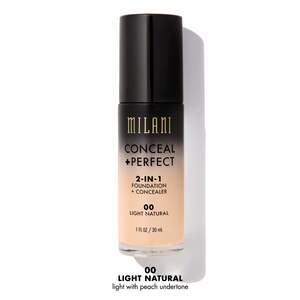 Milani Conceal & Perfect 2-in-1 Foundation And Concealer, Light Natural - 1 Oz , CVS