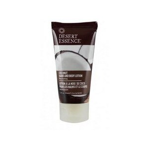 Desert Essence Travel Size Hand and Body Lotion Coconut 1.5 OZ, 12CT
