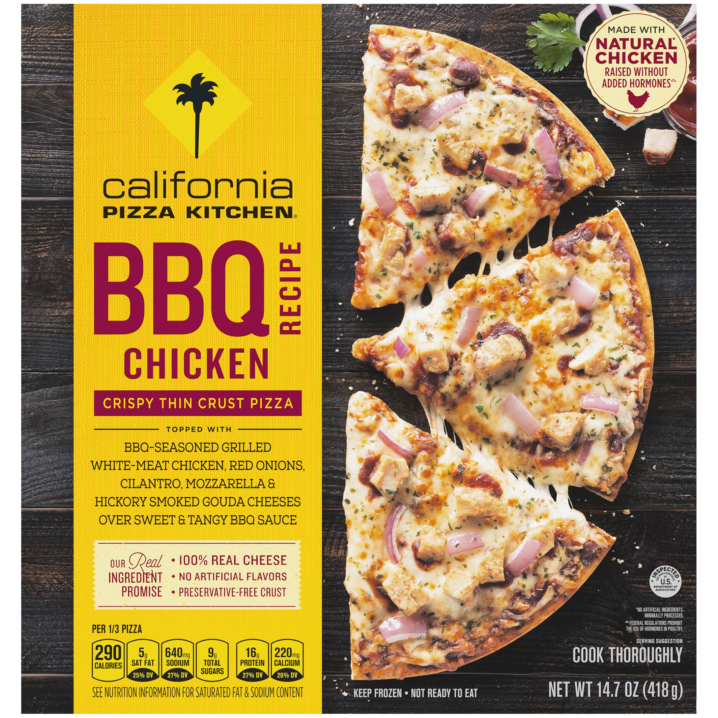 California Pizza Kitchen Barbeque Chicken Frozen Pizza - 14.7 Oz , CVS