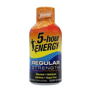 5-hour ENERGY Shot, Regular Strength, Orange, 1.93 OZ