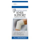 FLA Elastic Pullover Knee Support, White XL, thumbnail image 1 of 2