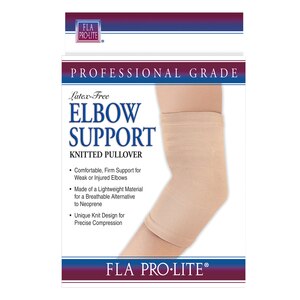 Pro-Lite Elbow Support Knitted Pullover, Beige XL