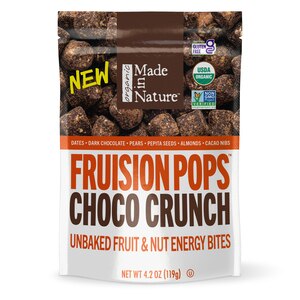 Made in Nature Figgy Pops, Choco Crunch Supersnacks, Organic Unbaked Energy Balls, 4.2 OZ