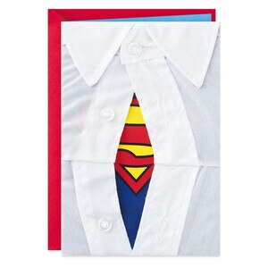 Hallmark Signature Birthday Card For Him (Superman Silhouette) E23 , CVS