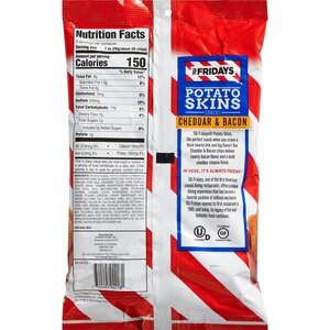 T G I Friday S Potato Skins Cheddar Bacon Snack Chips Cvs Pharmacy T G I Friday S Potato Skins Cheddar Bacon Snack Chips Cvs Pharmacy