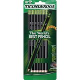 Ticonderoga Pre-Sharpened Black Wood Pencils, 10 CT, thumbnail image 1 of 2