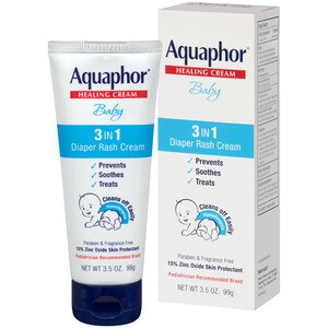  Aquaphor Baby Diaper Rash Cream, 3.5 OZ 
