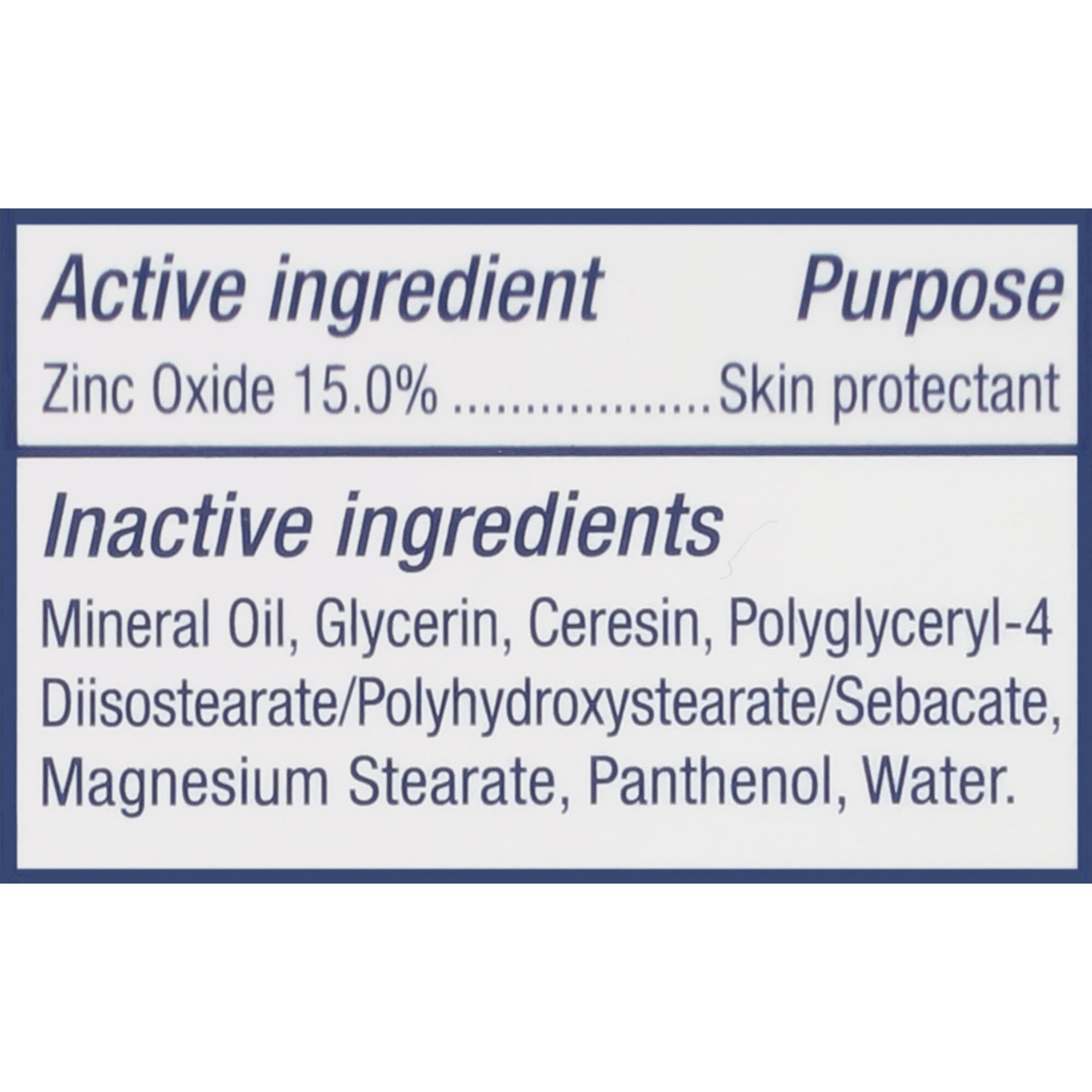 aquaphor diaper rash cream ingredients