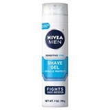 NIVEA MEN Sensitive Cooling Shaving Gel, 7 OZ, thumbnail image 1 of 9