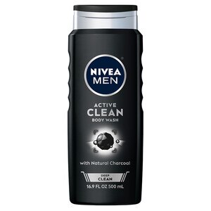 NIVEA MEN Deep Active Clean - Gel de baño con carbón, 16.9 oz