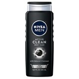 NIVEA MEN Deep Active Clean Charcoal Body Wash, 16.9 OZ, thumbnail image 1 of 6