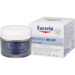 Eucerin Sensitive Skin Redness Relief Soothing Night Creme, 1.7 Oz , CVS
