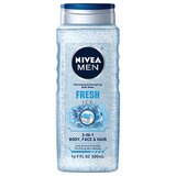 NIVEA Men Fresh Ice Body Wash, 16.9 OZ, thumbnail image 1 of 2