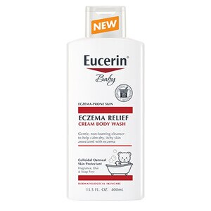 Eucerin Baby Eczema Relief - Gel de baño cremoso, 13.5 oz
