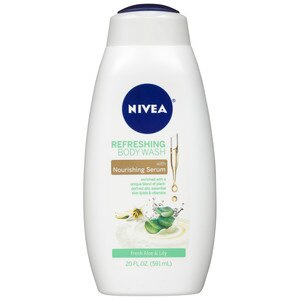 NIVEA Refreshing Fresh Aloe And Lily Body Wash With Nourishing Serum, 20 Oz , CVS
