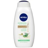 NIVEA Refreshing Body Wash with Nourishing Serum, 20 OZ, thumbnail image 1 of 6