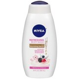 NIVEA Refreshing Body Wash with Nourishing Serum, 20 OZ, thumbnail image 1 of 5