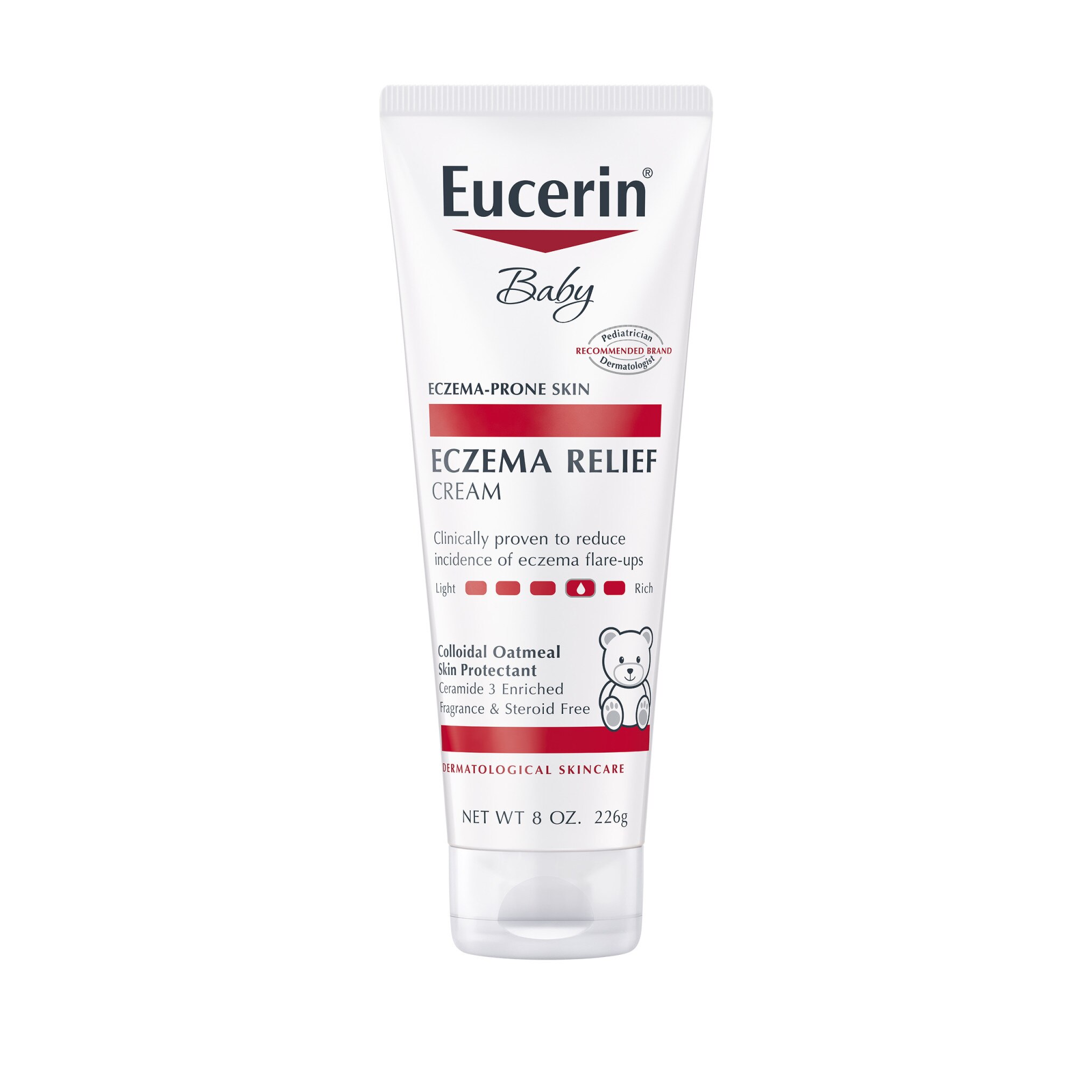 Eucerin Baby Eczema Relief - Crema para el eczema, 8 oz