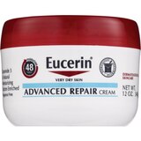 Eucerin Advanced Repair Cream Jar, 12 OZ, thumbnail image 1 of 6