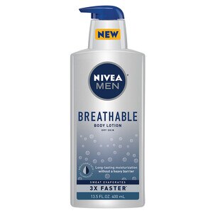  NIVEA Men Breathable Body Lotion, 13.5 OZ 