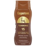 Coppertone Tanning Defend & Glow Sunscreen With Vitamin E Lotion Broad Spectrum SPF 15, 8 OZ, thumbnail image 1 of 9