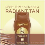 Coppertone Tanning Defend & Glow Sunscreen With Vitamin E Lotion Broad Spectrum SPF 15, 8 OZ, thumbnail image 4 of 9
